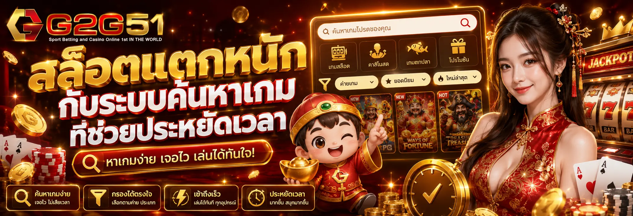 สล็อตแตกหนักกับระบบค้นหาเกมที่ช่วยประหยัดเวลา